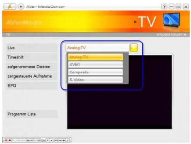AVERMEDIA A825 TwinStar - Umschalten zwischen TV und externem Video - 1