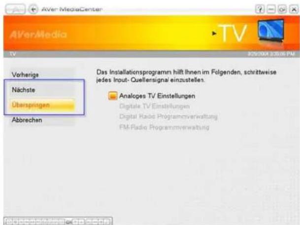 AVERMEDIA A825 TwinStar - Erstmalige Anwendung des AVerMedia Center - 2