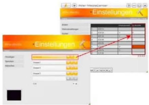 AVERMEDIA A825 TwinStar - Die erste Sendergruppe wird in der Tabelle der Sendergruppen Einstellungen angezeigt. - 1