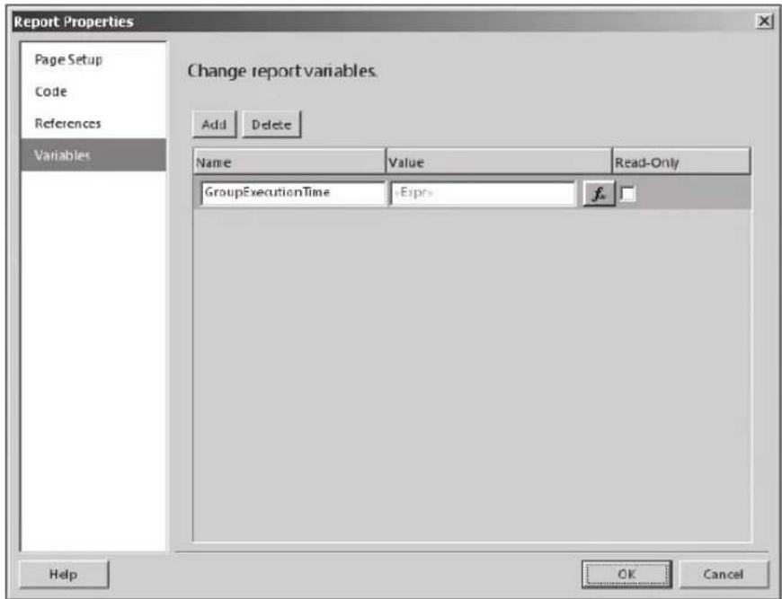 MICROSOFT SQL Server 2008 R2 - Read/Write Report Variable - 1