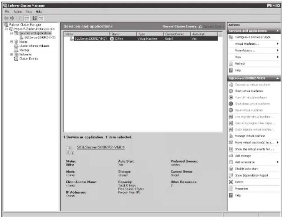 MICROSOFT SQL Server 2008 R2 - Configuring a SQL Server VM for Live Migration - 4