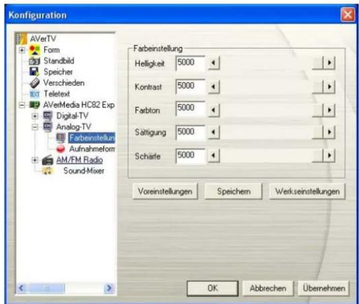 AVERMEDIA A577 - Feineinstellung der Farbe und Anzeigequalität - 1