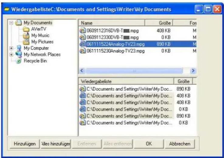 AVERMEDIA A577 - Abspielen aufgenommener Sendungen - 1