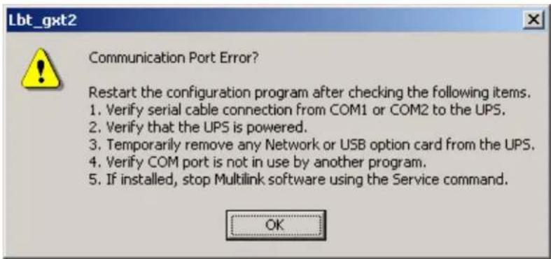 Avocent GXT2-6000RT208 - Establishing Communication Link with the UPS - 1