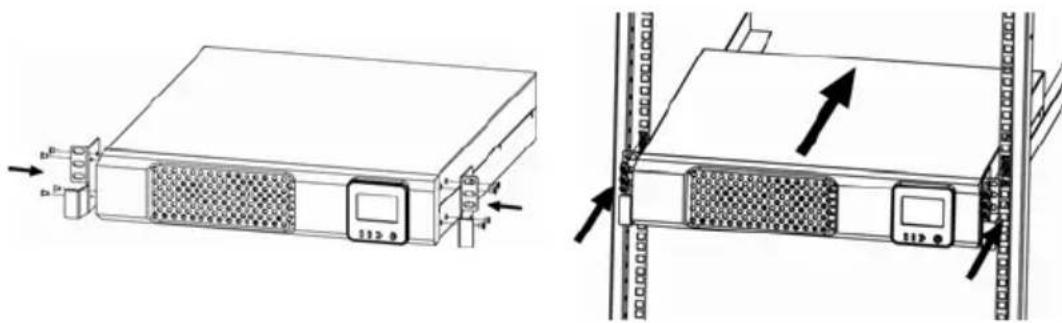 AEG Protect B 2300 PRO - Installation in a 19" rack - 1
