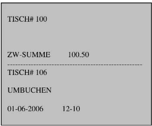 TISCH# 100 ZW-SUMME 100.50 TISCH# 106 UMBUCHEN 01-06-2006 12-10