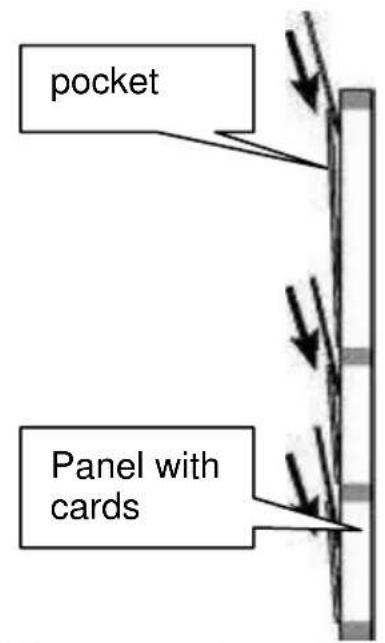 pocket Panel with cards