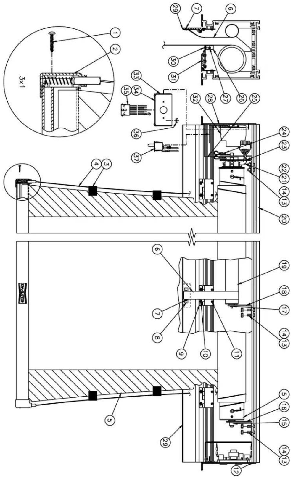 DA-LITE HC Cinema Perf - ® deLuXe eLectroL - 1