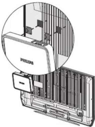 PHILIPS SWW1890 - Montieren des Receivers an der Rückseite des HD- Fernsehers - 2