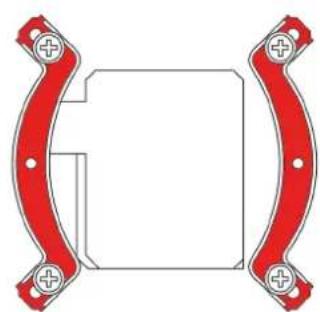 Noctua NH-L12 - Installing the mounting bars - 4