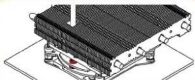 Noctua NH-L12 - Fastening the heatsink to the CPU - 1