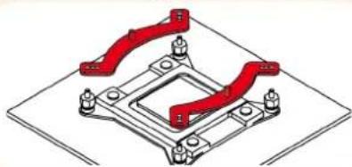 Noctua NH-L12 - Installing the mounting-bars - 3