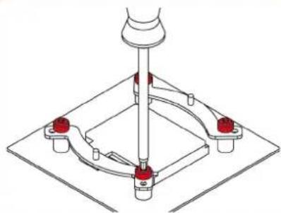 Noctua NH-L12 - Installing the mounting bars - 6