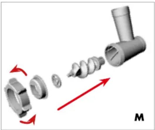 Gastroback Design Mincer Plus 41403 - MONTAGE ZUR SPRITZGEBÄCKHERSTELLUNG - 1