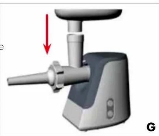 Gastroback Design Mincer Plus 41403 - ASSEMBLING FOR MAKING KEBBE - 1