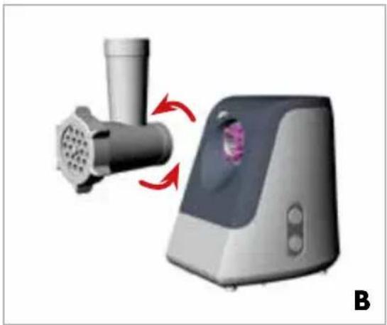 Gastroback Design Mincer Plus 41403 - MONTAGE ZUR HACKHERSTELLUNG - 1