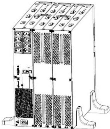 BlueWalker PowerWalker VI 1500RT LCD - Connecting multiple EBMs in Tower form - 1