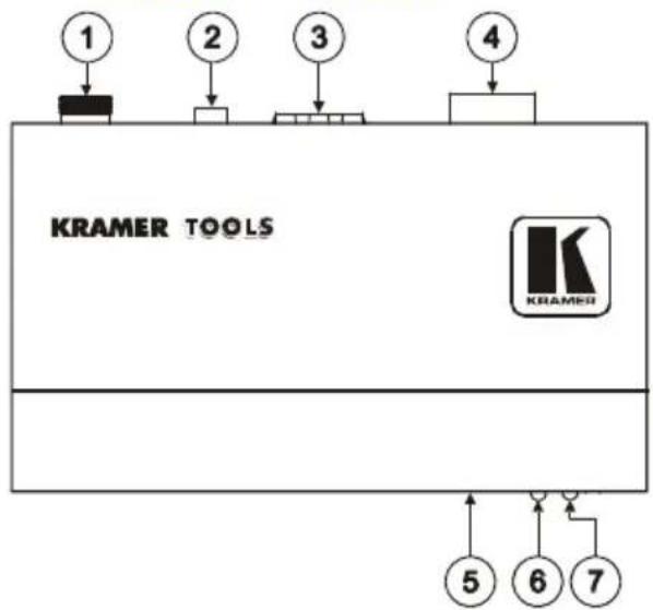 Kramer TP-125-OD - Your TP-121-od XGA / Audio Line Transmitter - 1