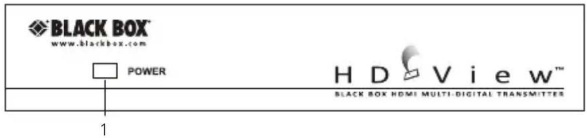 BLACK BOX® www.blackbox.com POWER HD View™ BLACK BOX HDMI MULTI-DIGITAL TRANSMITTERS 1