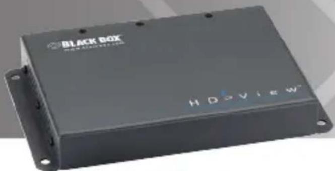 Black Box HDV-HDMI-RZ - Extend real-time, full-HD digital media over ordinary CATx cable—and communicate via IP with remote Ethernet peripherals. - 1