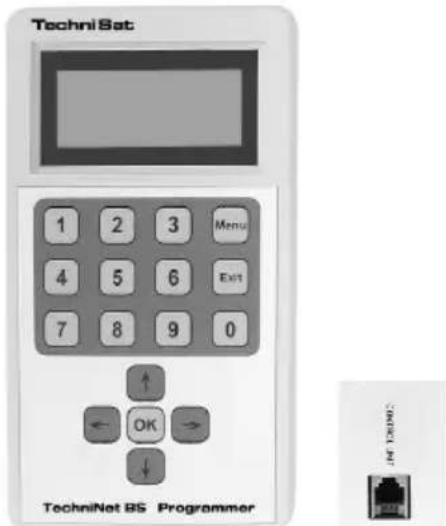 TechniSat 1 2 3 Menu 4 5 6 Exit 7 8 9 0 ↑ ← OK → ↓ TechniNet BS Programmer