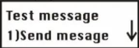 ABUS FU9001 - To conduct a Test message: - 1