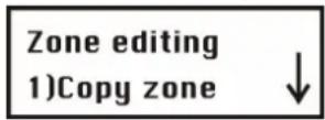 ABUS FU9001 - To access the Editing menu: - 1