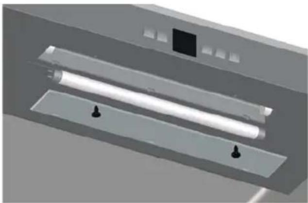 LIEBHERR WKUES 1753 - Auswechseln der Leuchtstofflampe - 1