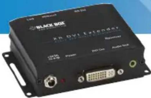 Black Box X8 DVI Extender Model No. 1000-0000 +5V DC DC: 2.0V Power DVI Gen Audio Pack
