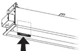 DA-LITE 91477LS - Locating the Product Label - 1