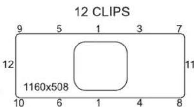 LEISURE EL9501 - Recommended tightening sequence for sink fi xing clips - 4