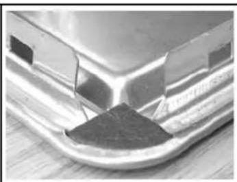 LEISURE AQ9853 - Stainless Steel Inset Sinks with Fixed Position Clips - 4