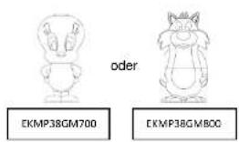 oder EKMP38GM700 EKMP38GMB00