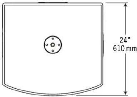 24" 610 mm