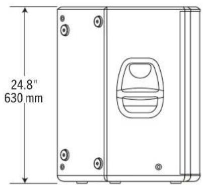 24.8" 630 mm