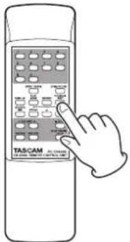 TASCAM Control buttons