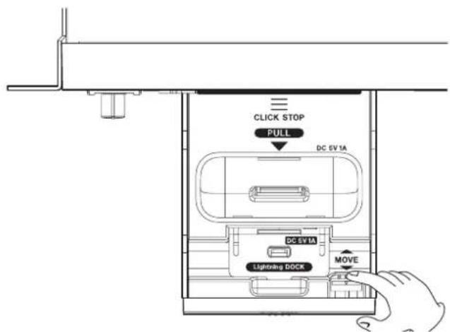 CLICK STOP PULL DC EV 1A DC EV 1A Lightning DOCK MOVE