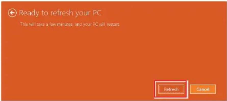 MSI Adora20 - ■ Refresh PC (PC aktualisieren) - 4