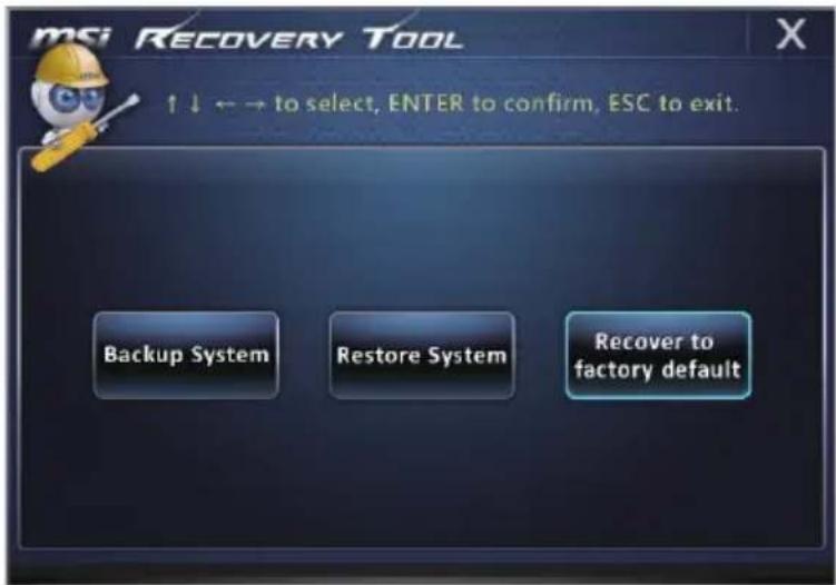 MSI Adora20 - > System Recovery (Werkseinstellungen zurücksetzen) - 1