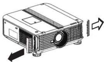 INFOCUS IN5552L - Ersetzen des Filters - 2