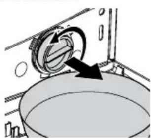 Ansonic LA 0612 - Drenado de remanentes de agua y limpieza del filtro de la bomba - 3
