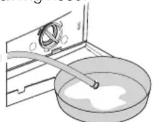 Ansonic WA 1208 - Draining remaining water and cleaning the pump filter - 2