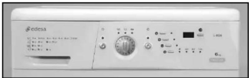 EDESA L-3126 - SELECCIÓN DEL PROGRAMA DE LAVADO - 1