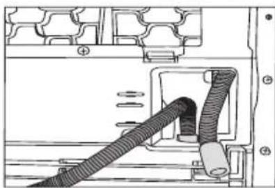 Saivod STE 73C - Connection to water drain; - 2