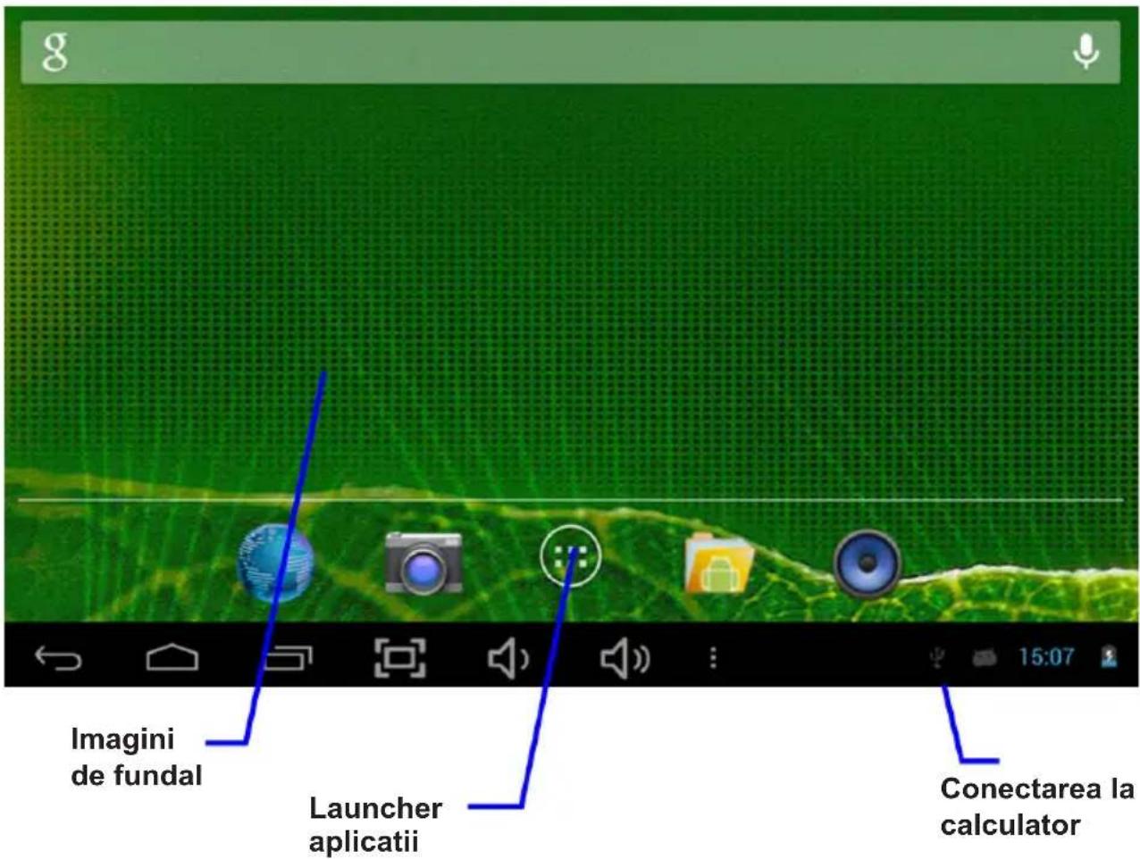 Imagini de fundal Launcher aplicatii Conectarea la calculator