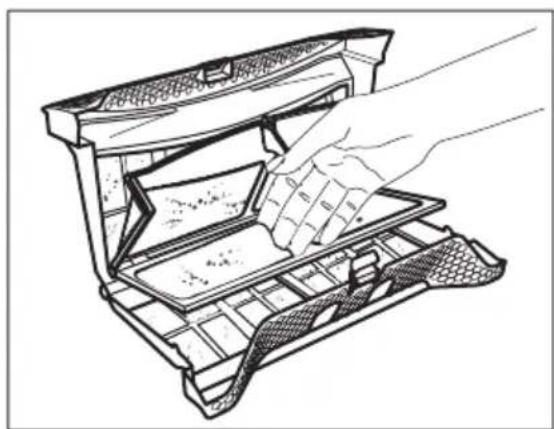 ELECTROLUX TWSL6E202 - Cleaning the filter - 4