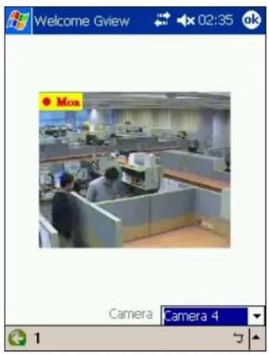 Welcome Gview 02:35 ok ● Mos Camera Camera 4 1
