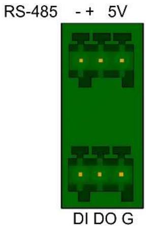 RS-485 - + 5V DI DO G