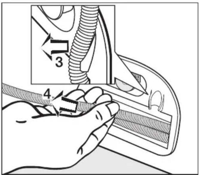 MIELE T 4423 C - Ablaufschlauch verlegen - 2
