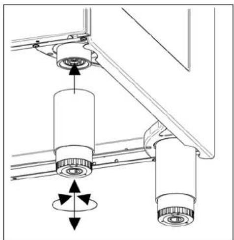 Technical diagram of a mechanical assembly with two cylindrical components and directional arrows indicating motion (no text or symbols)